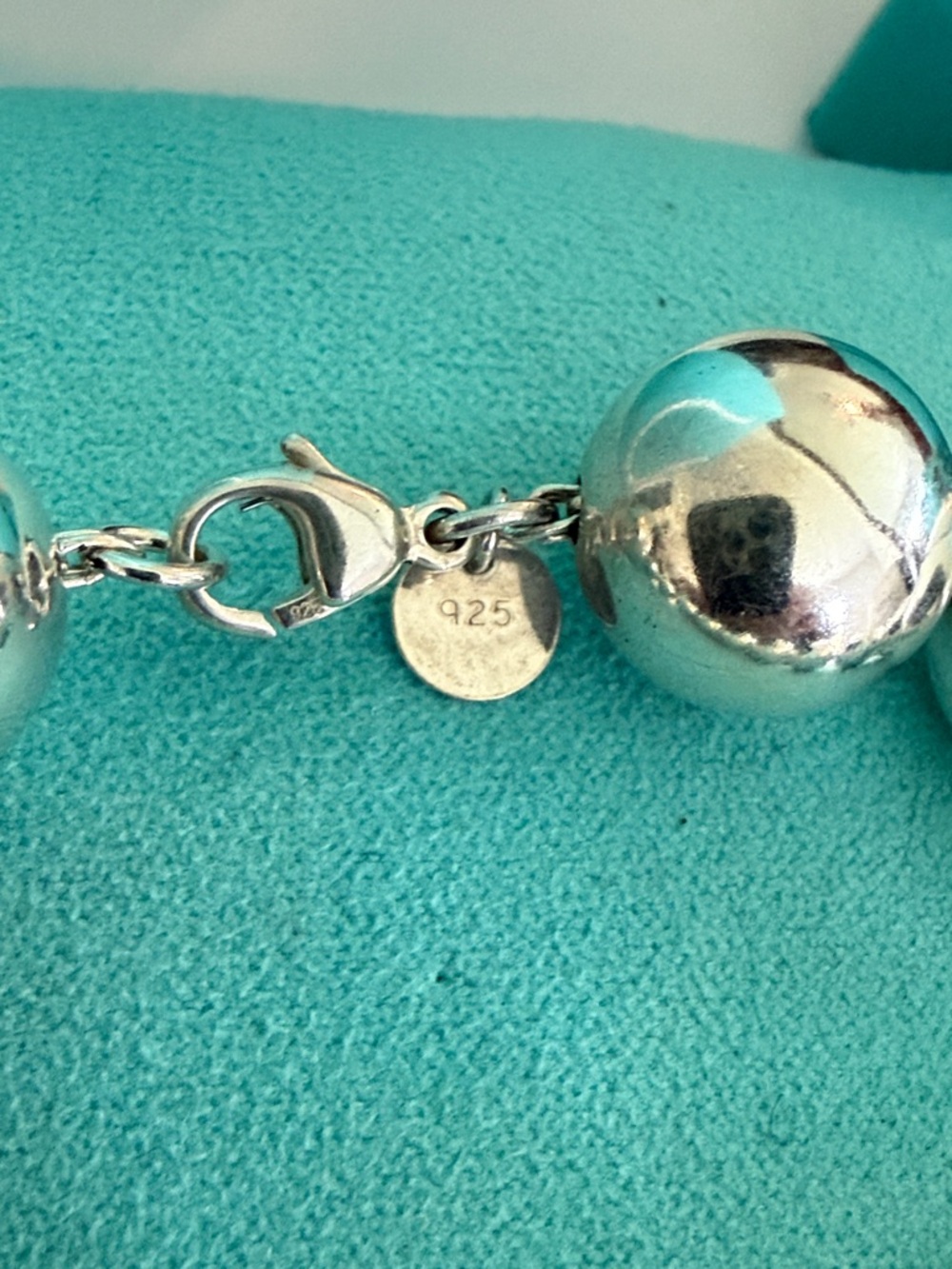 LARGE  14mm Hardware Bead Bracelet - Tiffany & Co. VINTAGE, RARE, RETIRED - Picture 8 of 14